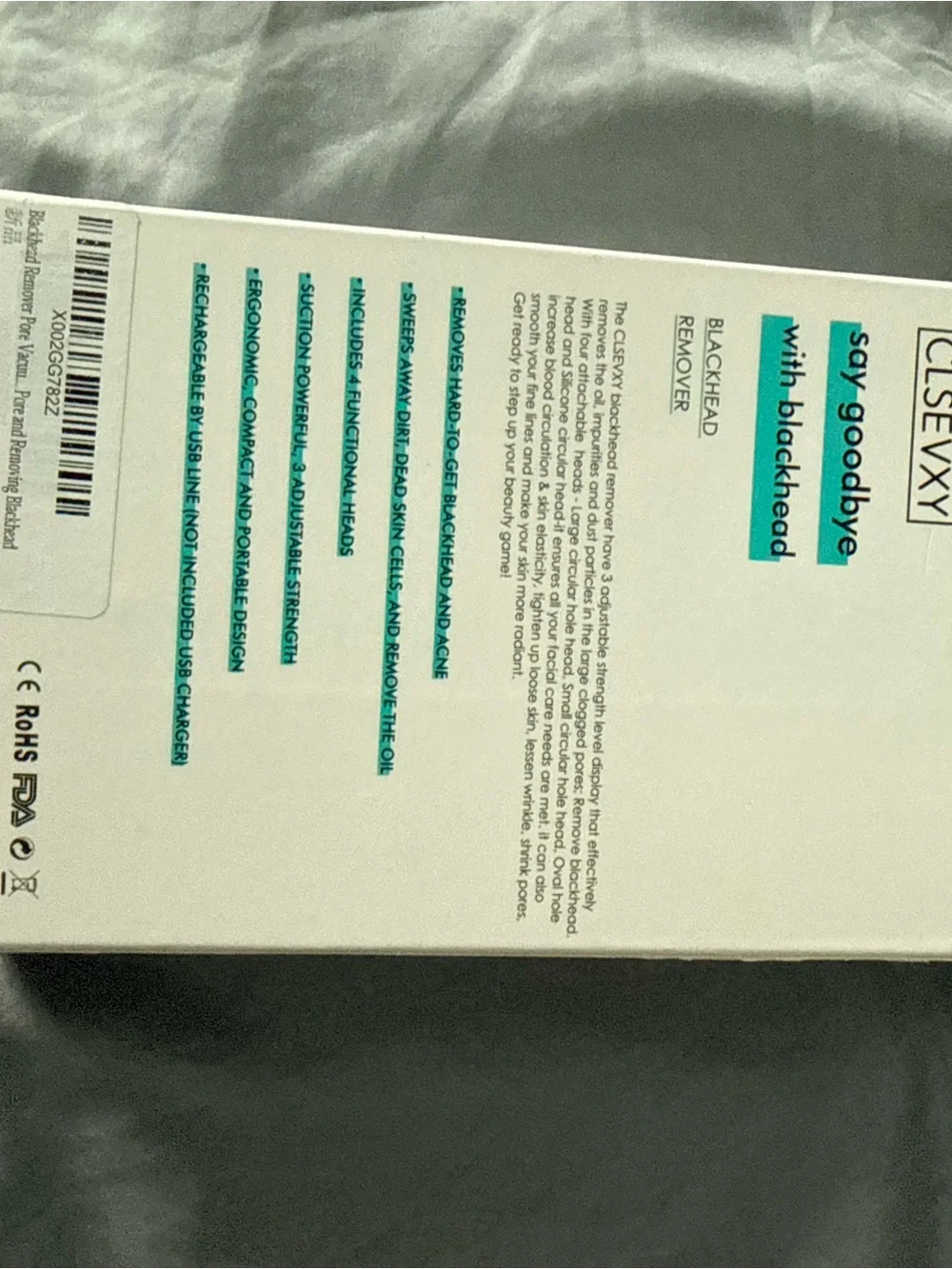 Say Goodbye Blackhead Remover - White